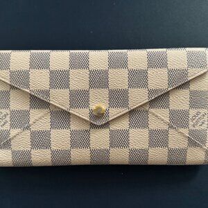 Louis Vuitton Damier Azur Long Origami Wallet - FREE SHIPPING